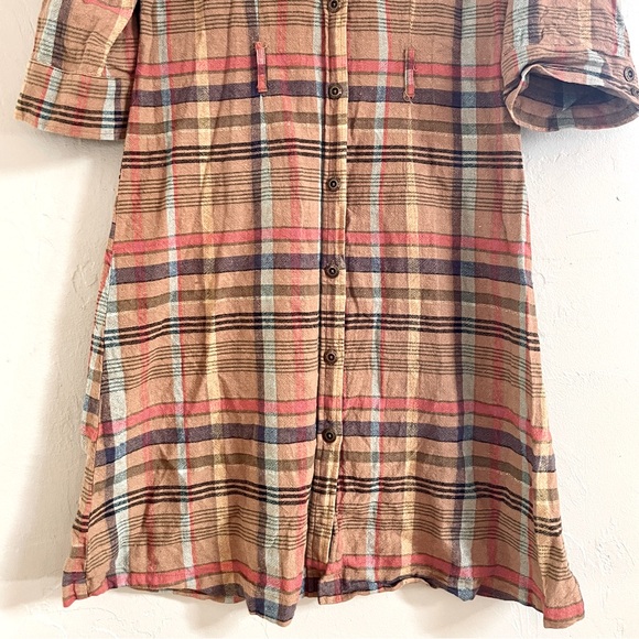 Vintage | Plaid shirt dress - Picture 4 of 4